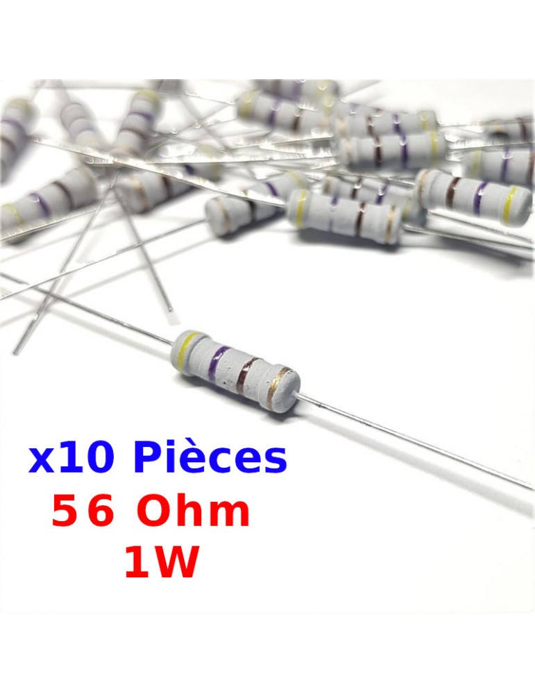 RS5 RESISTENZA 5 W 10/% 8,2 ohm a FILO in CORPO CERAMICO CONF 5 Pezzi