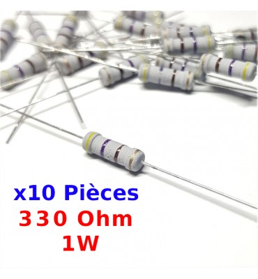 RS5 RESISTENZA 5 W 10/% 1,5 OHM FILO IN CORPO CERAMICO 5 PZ