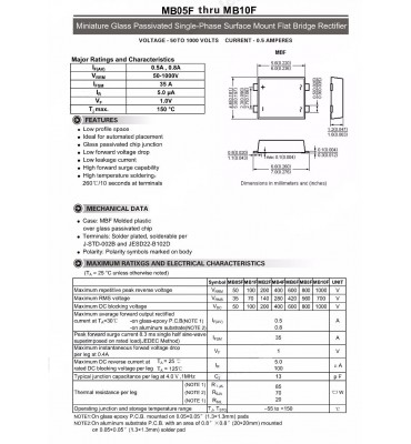 x10 Pont redresseur SOP-4...