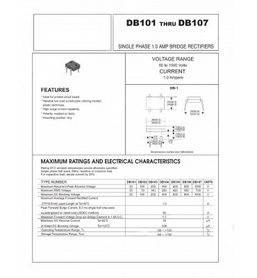 x10 Pont redresseur DIP-04,...