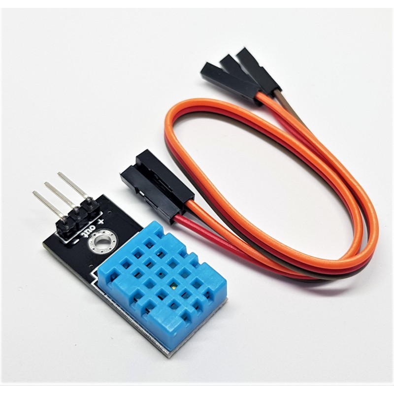 DHT11 Temperature and Relative Humidity Sensor Module for arduino with cable