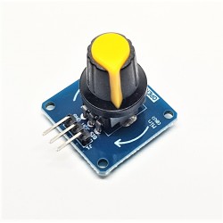 yellow Rotary Angle Sensor module for Arduino