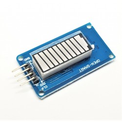 module d'affichage niveau Batterie LED 10-seg Rouge pour Arduino
