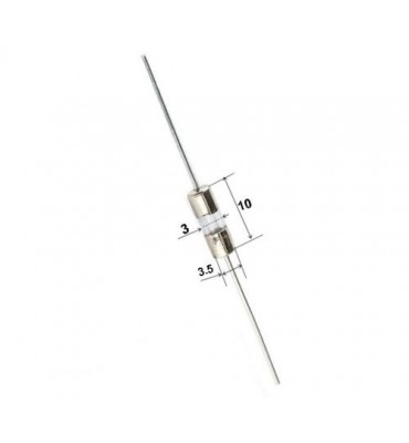 x2 Fusibles verre 0.5A...