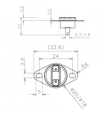 Thermostat Interrupteur NO...