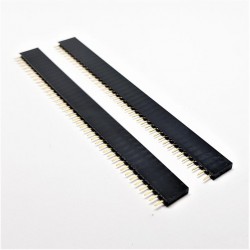 PCS X2 Header breve saldare femmina 40 2,54 millimetri perni