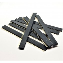 PCS X8 Header breve saldare femmina 40 2,54 millimetri perni