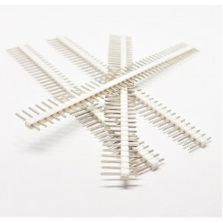4 pcs WHITE 40 Pin 2.54mm...