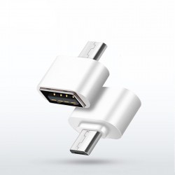 Mini adaptateur USB Type A / Micro USB Type B White