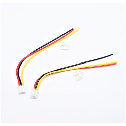 2 PCS Connecteur Micro JST 2.0 PH à 3 broches avec câbles de fils 100MM