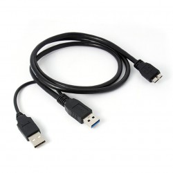 Cavo SATA USB Dual TYPE da A a Micro B USB TYPE 3.0 Y Cavo rigido