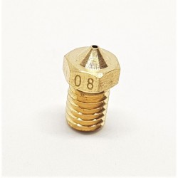 Nozzle V6 V5 J-HEAD Brass 0.8mm For Filament 1.75mm