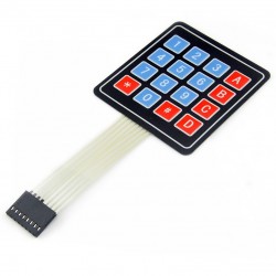 16-key 4x4 touch matrix keyboard for Arduino