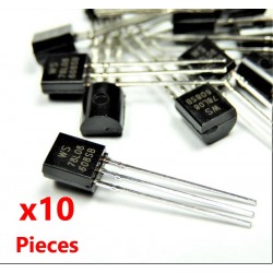 10Pcs 78L08 Regolatore di tensione lineare TO-92, 8V 100mA WS78L08