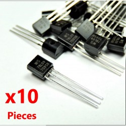 10Pcs 78L09 Regolatore di tensione lineare TO-92, 9V 100mA WS78L09