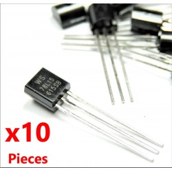 10 Unids 78L15 Regulador de Voltaje Lineal TO-92, 15V 100mA WS78L15