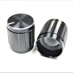 Manopola in alluminio per asse del potenziometro 6 mm