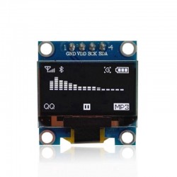 Module d'affichage OLED Blanc 0,96 pouces 128X64 pour arduino