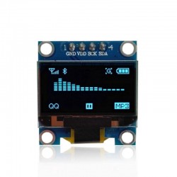 Module d'affichage OLED bleu 0,96 pouces 128X64 IIC pour arduino