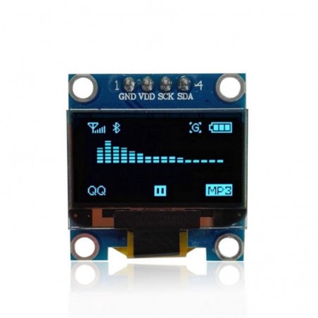 Mini-module d'affichage OLED bleu-sur-noir de 0.66 pouces 64x48 pour Arduino