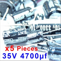 5 Pcs 35V 4700uf...