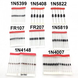 8 valeurs , 100pcs 1N4148...