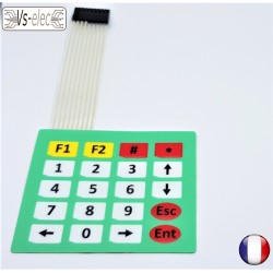 teclado matriz matriz de teclado de membrana 4X5 Arduino