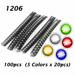 5 couleurs x20pcs , 100pcs...