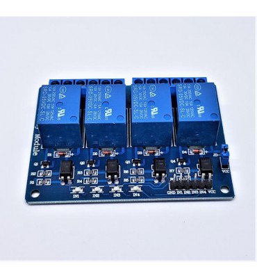 Carte module 4 relais 5v...