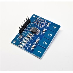 TTP224 4- Channel Digital Touch Sensor Module Capacitive Touch Switch Button 4 keys