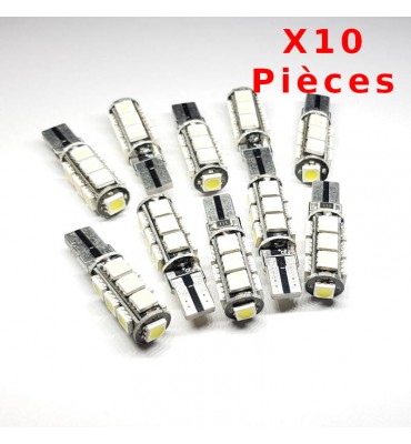 10 Pcs T10 LED W5W 194...