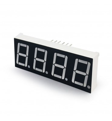 LED display Red 14mm 4 digit 7 red segments AC