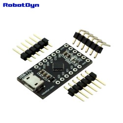 USB-Serial adapter/microcontroller CP2104, 5V/3.3V, digital I/O, Micro-USB